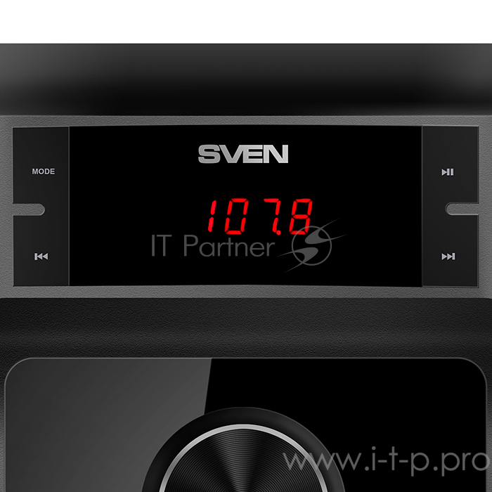 Колонки SVEN (AC) MS-302, черный (40 Вт, FM-тюнер, USB/SD, дисплей, ПДУ)