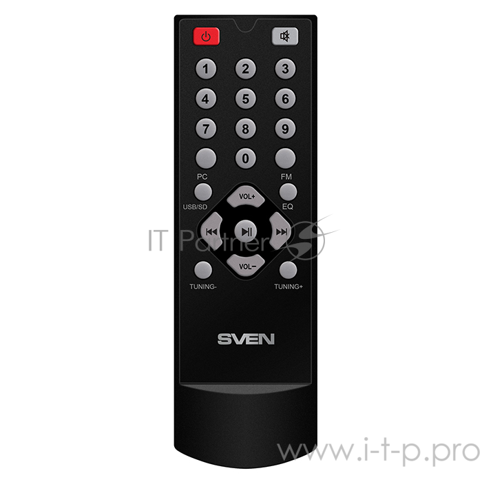 Колонки SVEN (AC) MS-302, черный (40 Вт, FM-тюнер, USB/SD, дисплей, ПДУ)