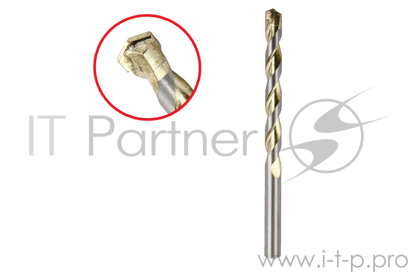 Сверло HAMMER Flex 202-306 DR CR 12,0мм*150/100мм камень, DIN8039, HRC