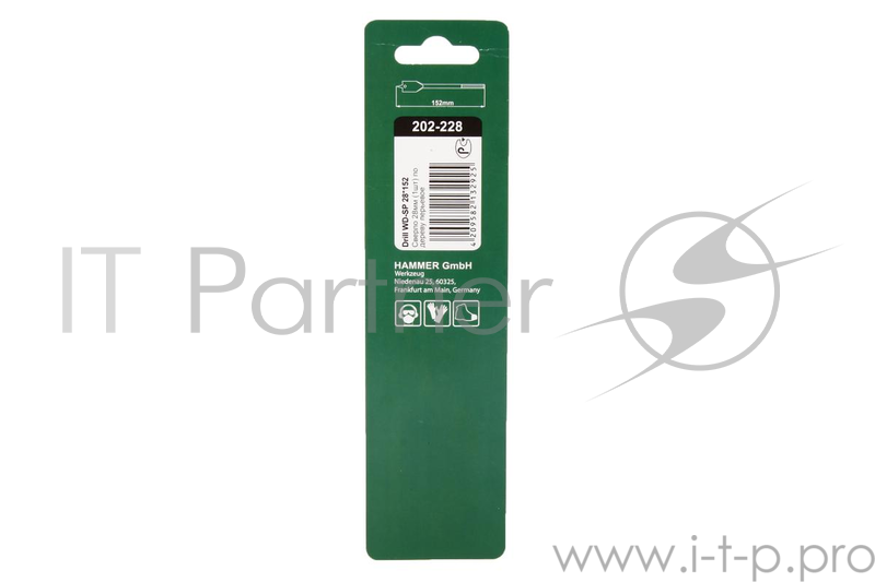 Сверло HAMMER Flex 202-228 DR WD SP 28мм*152мм дерево, перовое