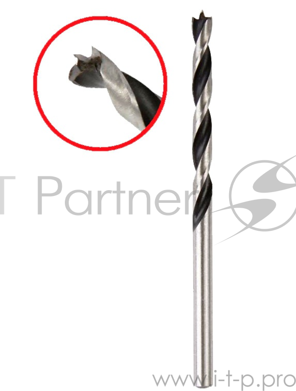 Сверло HAMMER Flex 202-202 DR WD WR 4,0мм*75/43мм дерево, цилиндрическое