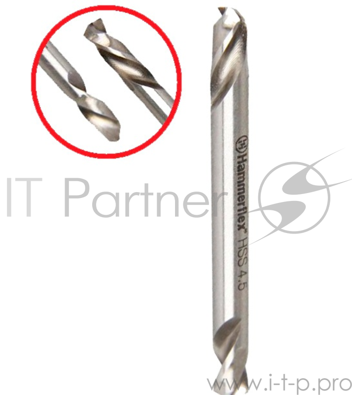 Сверло HAMMER Flex 202-139 DR MT 4,5мм*51 двухстороннее, металл, HSS-6542