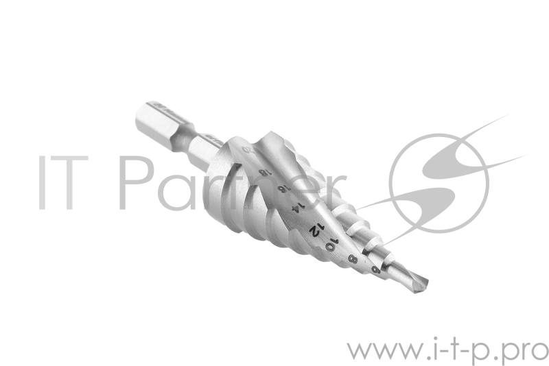 Сверло HAMMER Flex 202-127 DR MT ST 4,0-20,0 мм*75/8мм металл, СТУПЕНЧАТОЕ, DIN338, HSS 4241