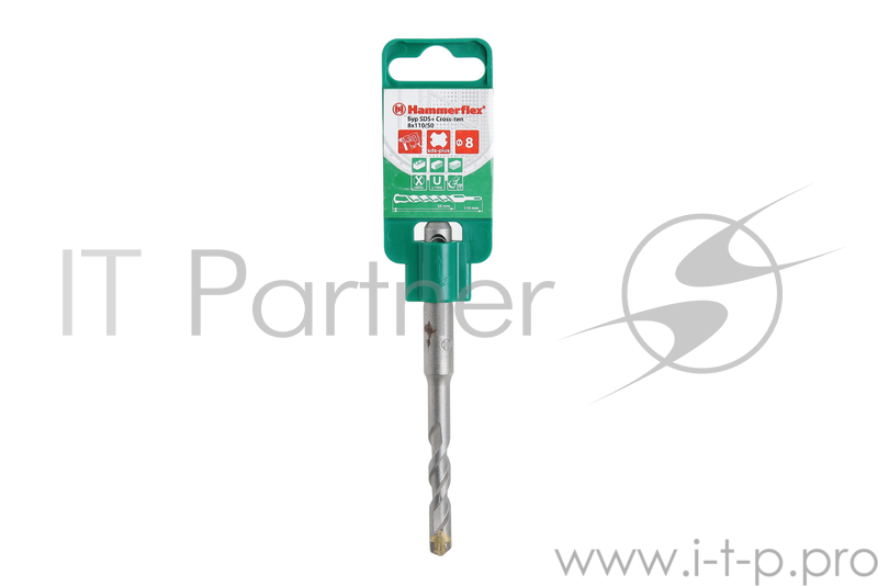Бур Hammer Flex 201-314 SDS+ 8х50/110мм Cross-тип