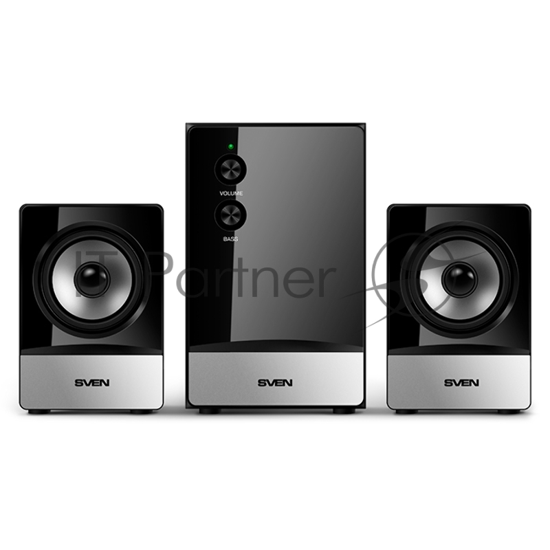 Колонки SVEN MS-90 Black (2x2.5W+ сабвуфер 5W, дерево)