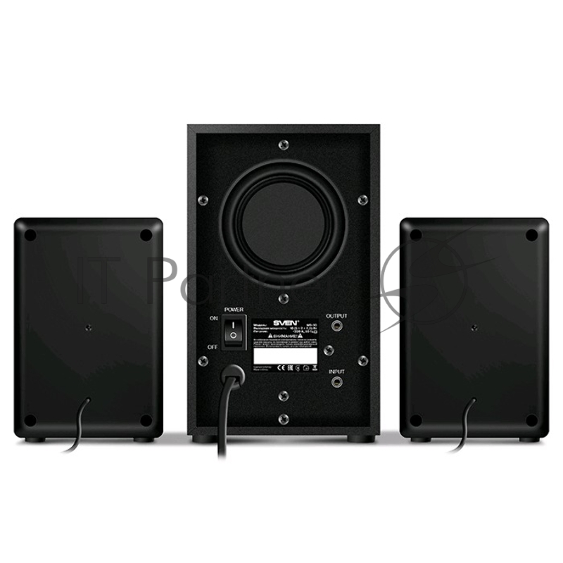 Колонки SVEN MS-90 Black (2x2.5W+ сабвуфер 5W, дерево)