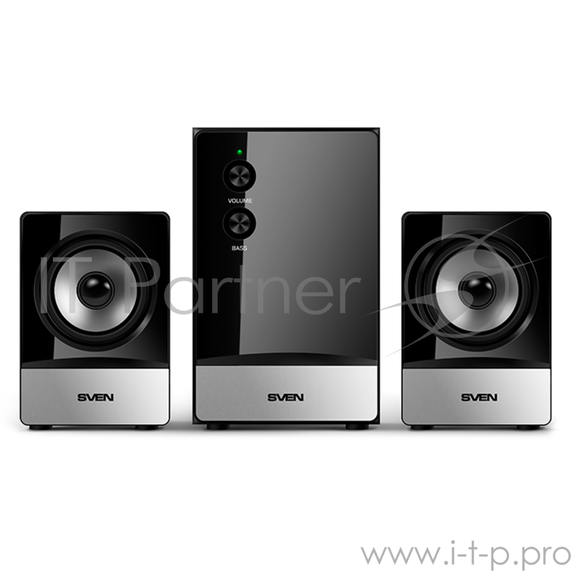 Колонки SVEN MS-90 Black (2x2.5W+ сабвуфер 5W, дерево)