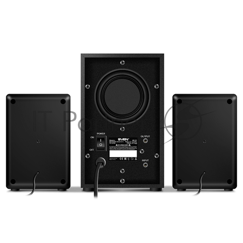 Колонки SVEN MS-90 Black (2x2.5W+ сабвуфер 5W, дерево)
