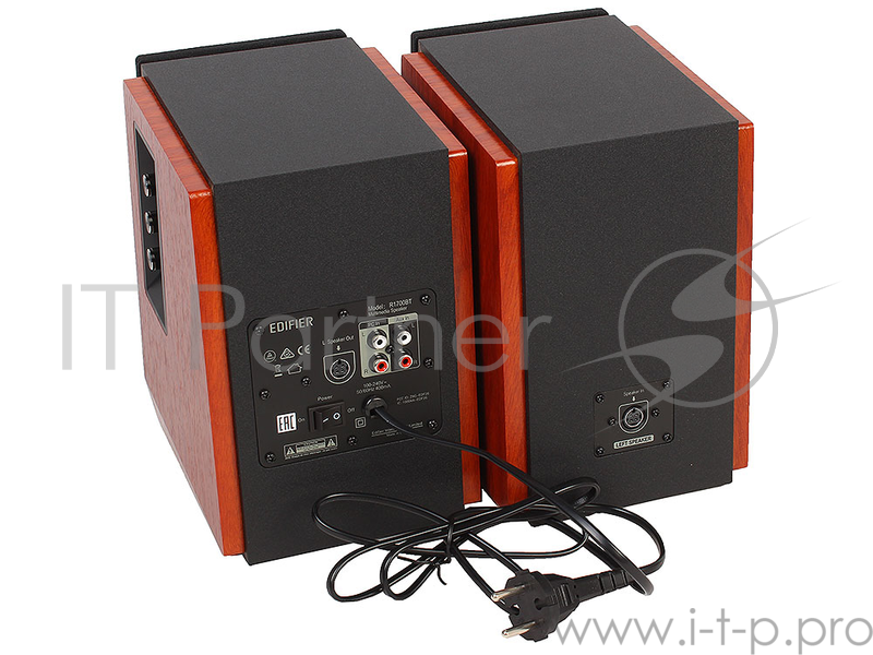 Колонки Edifier R1700 ВТ Black/Brown {2.0 Активные, 2 x 33W RMS, 85 дБА, дерево, беспроводной пульт ДУ}
