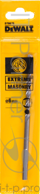 Сверло DeWALT DT6675-XJ по бетону/кирпичу/камню EXTREME DeWALT®, 6x100мм