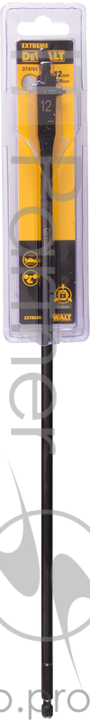 Сверло DeWALT DT4781-QZ перьевое по дереву EXTREME IMPACT® DEWALT 1/4”, 12x406мм