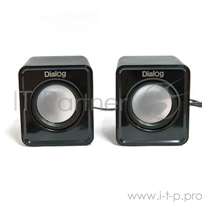 Колонки Dialog Colibri AC-02UP BLACK {акустические колонки 2.0, 5W RMS, питание от USB}