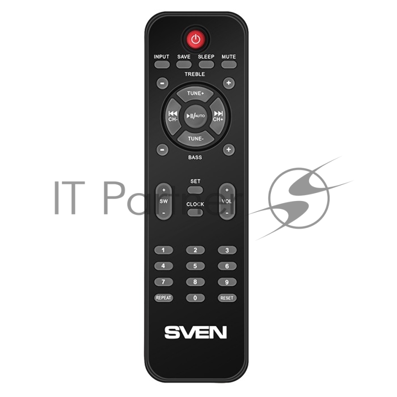 Колонки SVEN MS-1820, черный {RMS, 18Вт+2х11Вт, FM-тюнер, USB/SD, дисплей, ПДУ}