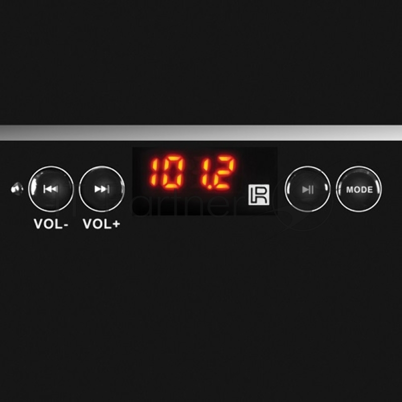 Колонки SVEN MS-1820, черный {RMS, 18Вт+2х11Вт, FM-тюнер, USB/SD, дисплей, ПДУ}