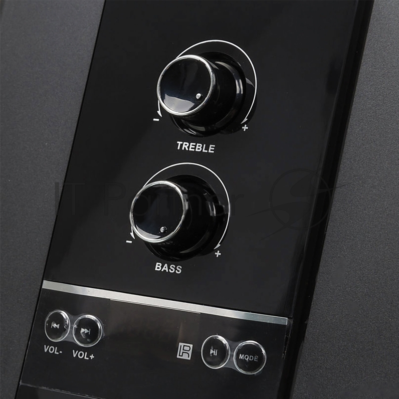 Колонки SVEN MS-1820, черный {RMS, 18Вт+2х11Вт, FM-тюнер, USB/SD, дисплей, ПДУ}