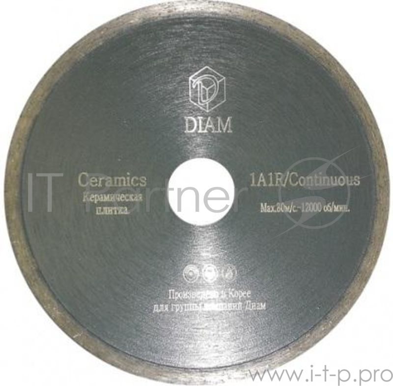 Круг алмазный DIAM Ф230x22мм 1A1R CERAMICS 1.9x5мм по керамике