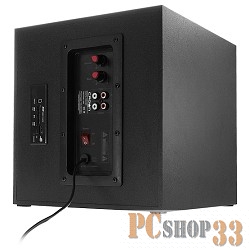 Колонки Акустическая система 2.1 CROWN CMS-3801 (20W+10W*2 (RMS)=40W приёмник FM картридер интерфейс USB IR пульт)