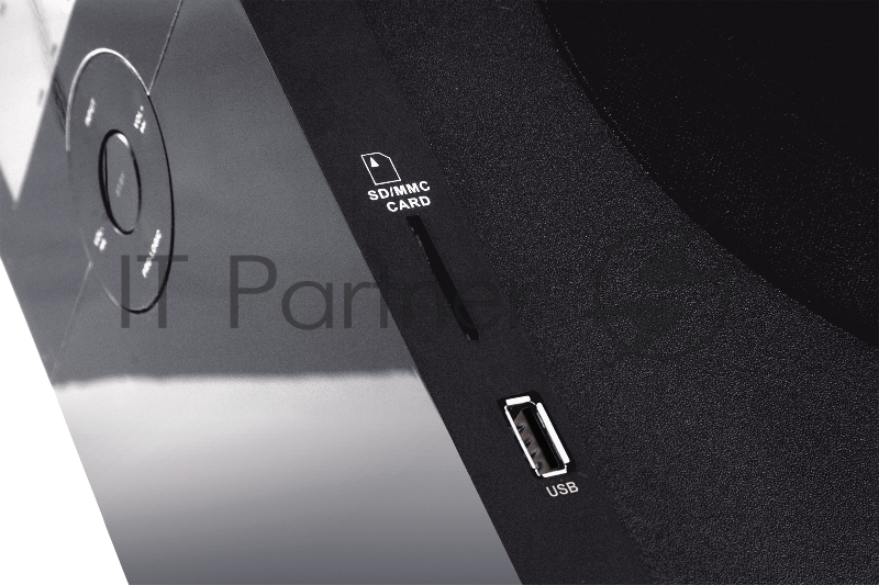 Колонки SVEN HT-200 черный {5.1, 5х 20Вт + 12Вт , FM-тюнер, USB/SD, дисплей, пульт ДУ}