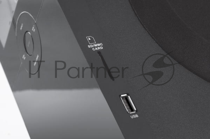 Колонки SVEN HT-200 черный {5.1, 5х 20Вт + 12Вт , FM-тюнер, USB/SD, дисплей, пульт ДУ}