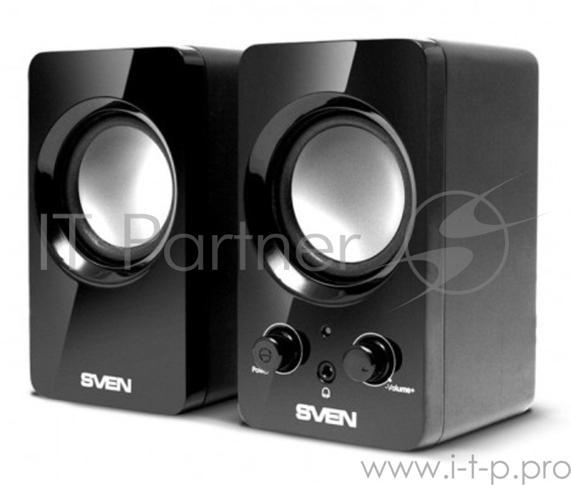 Колонки SVEN 354, чёрный {USB, (4 Вт)}