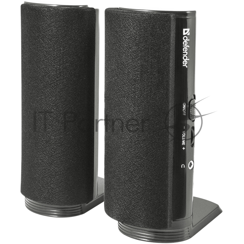 Колонки Defender SPK-210 {2.0, 2x2W, разъем для наушников} 65210
