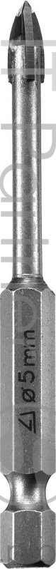 Сверло по плитке STAYER PROFI 2985-05_z01 с 4-мя режущими лезвиями d5мм