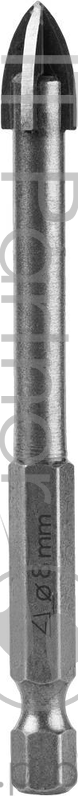 Сверло по плитке STAYER PROFI 2985-08_z01 с 4-мя режущими лезвиями d8мм