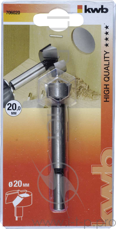 Сверло KWB 7060-20 форстнер 20мм