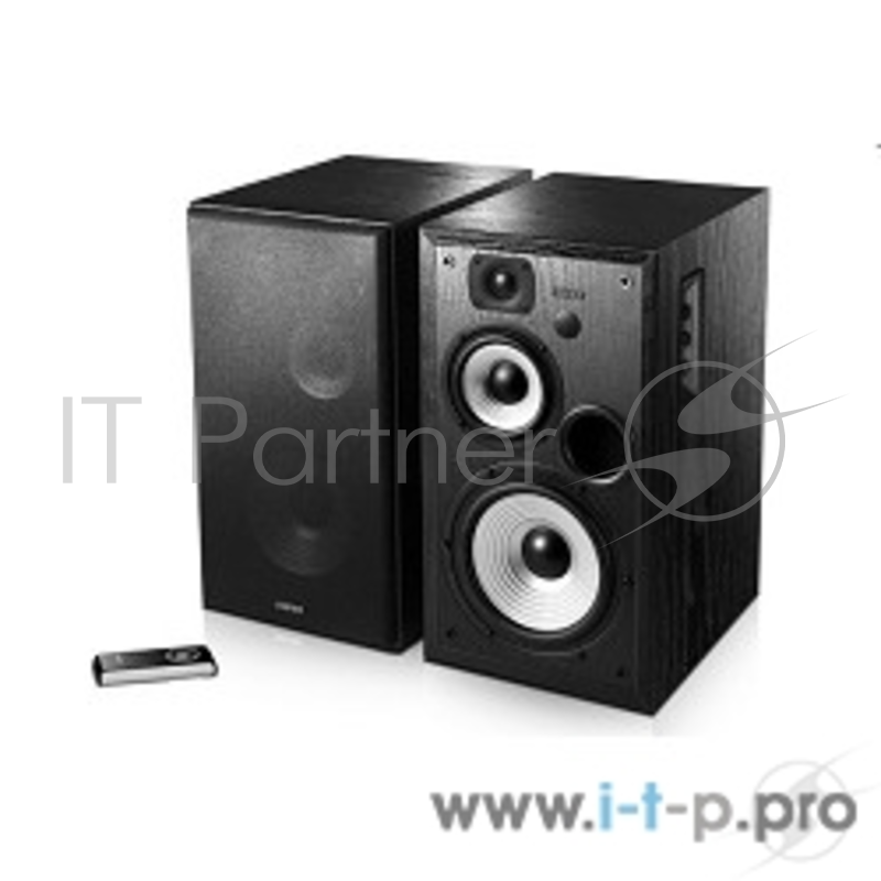 Колонки Edifier R2700 черное дерево, {Активные, 2 x 64W RMS, 20-20000Гц, дерево, пульт ДУ}