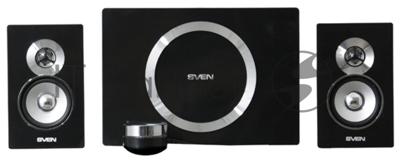 Колонки SVEN MS-1085, черный {2 сат. + сабвуфер дерево,20Вт + 2 х 13 Вт (RMS)}