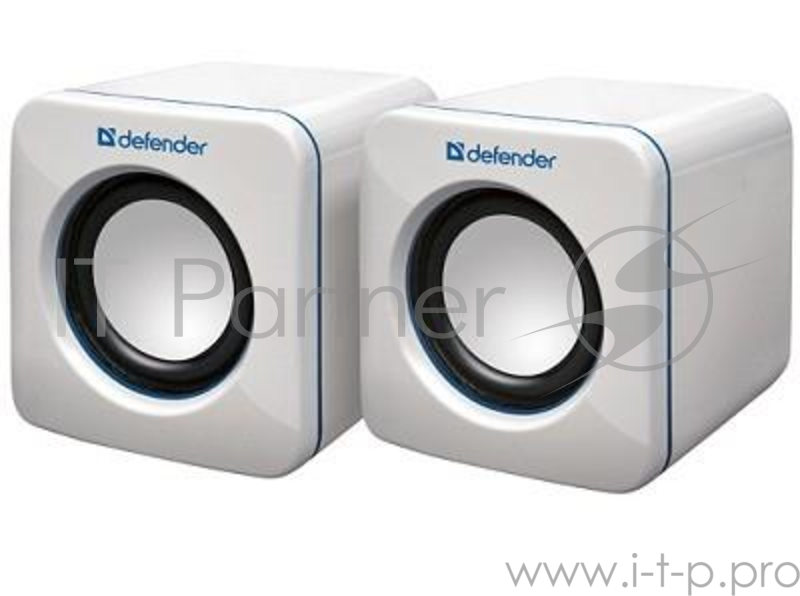 Колонки Defender SPK-530 белый {2.0, 2x2W USB} 65531