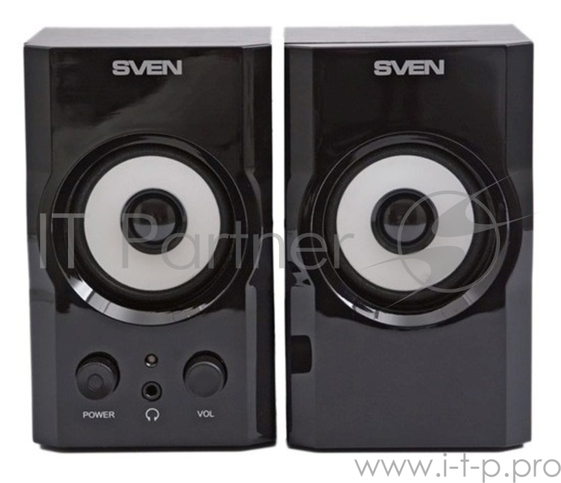 Колонки SVEN SPS-605, черный {2 х 3 Вт,100 - 18000 Гц, 220 В, 50 Гц}
