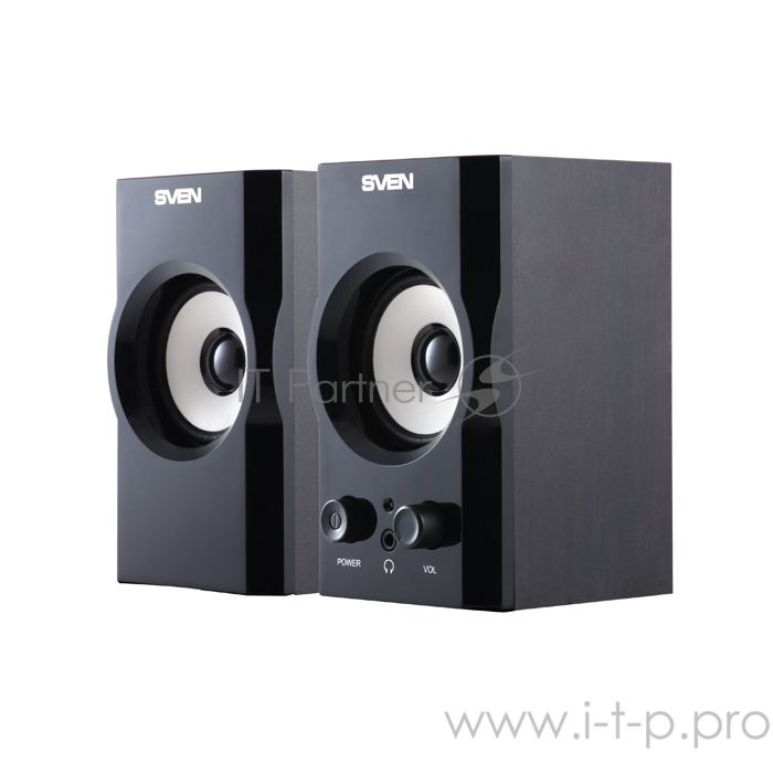 Колонки SVEN SPS-605, черный {2 х 3 Вт,100 - 18000 Гц, 220 В, 50 Гц}
