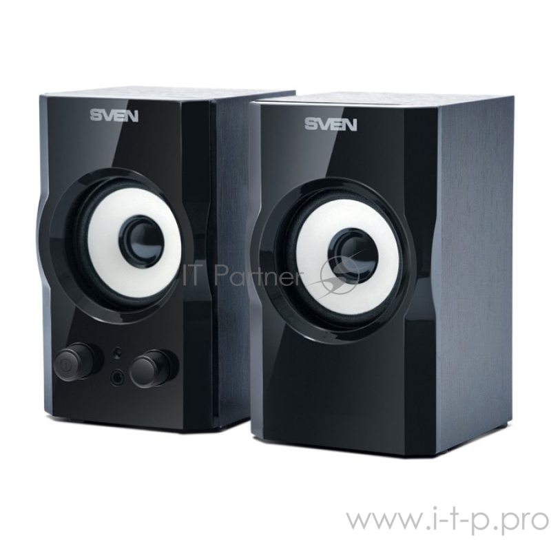 Колонки SVEN SPS-605, черный {2 х 3 Вт,100 - 18000 Гц, 220 В, 50 Гц}