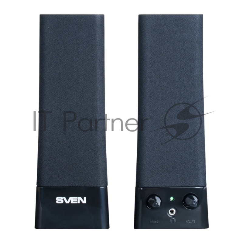Колонки SVEN 235, черный {2.0, 2 х 2 W RMS, 100 - 20 000Hz}