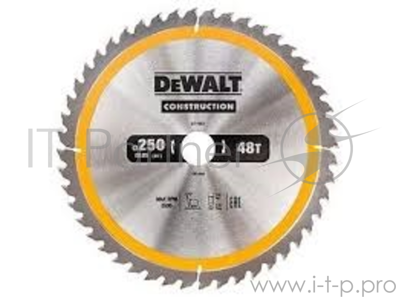 Круг пильный твердосплавный DEWALT DT1958-QZ Ф305/30 24 ATB -5° CONSTRUCTION по дереву с гвоздями