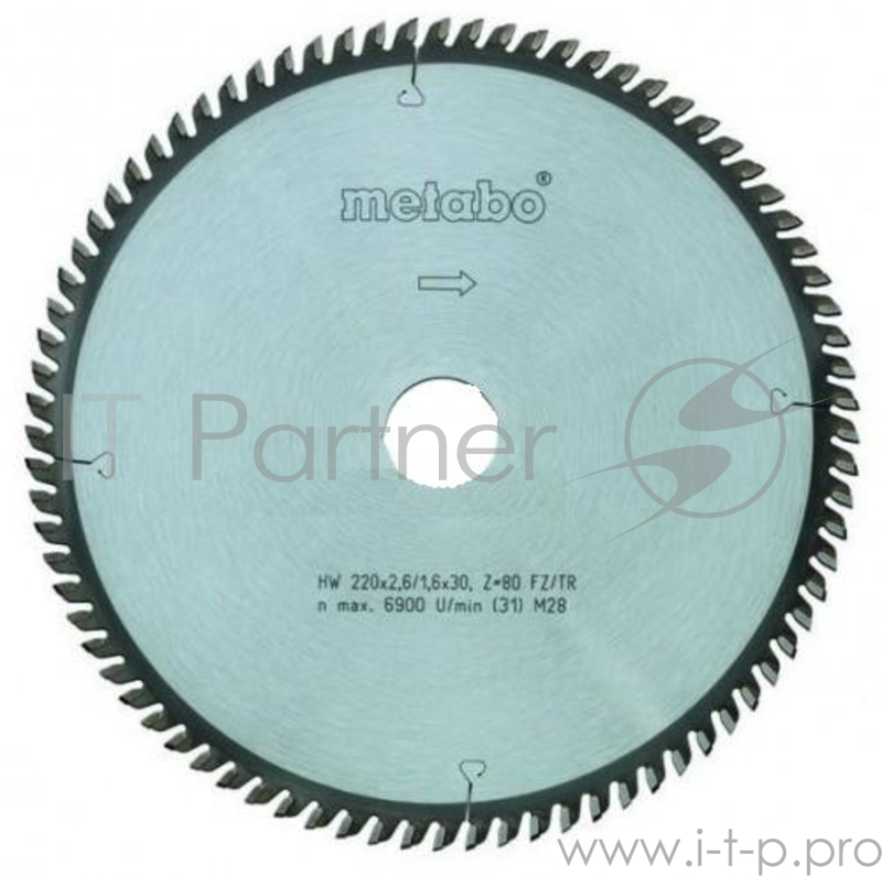 Круг пильный METABO 315 X 84 X 30 (628225000) по дереву