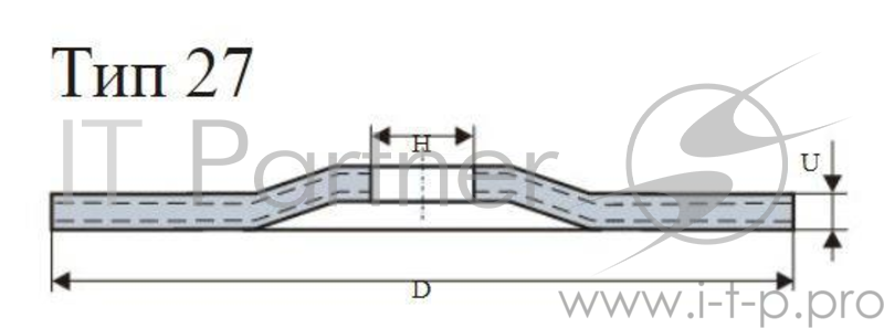 Круг зачистной металл 115 Х 6 Х 22 А24 HITACHI (27)