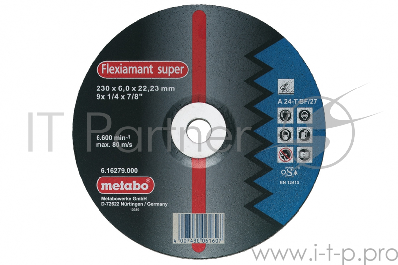 Круг обдирочный METABO 616486000 сталь Flexiamant S 125x6.0мм A24T
