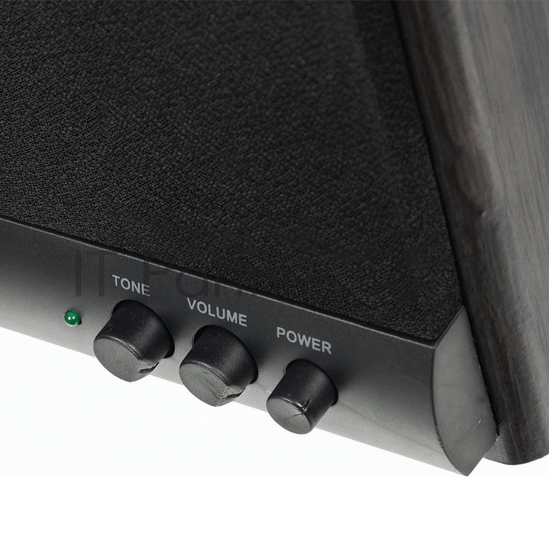 Колонки SVEN SPS-607, черный {2.0, Активные, 2х3 Вт (RMS), 80-18000 Гц, дерево}