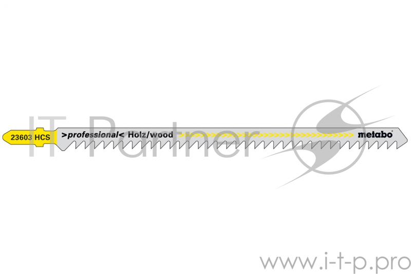 Пилки для лобзика METABO 623603000 T744DP 5шт. 150х4мм дерево утолщенные HCS