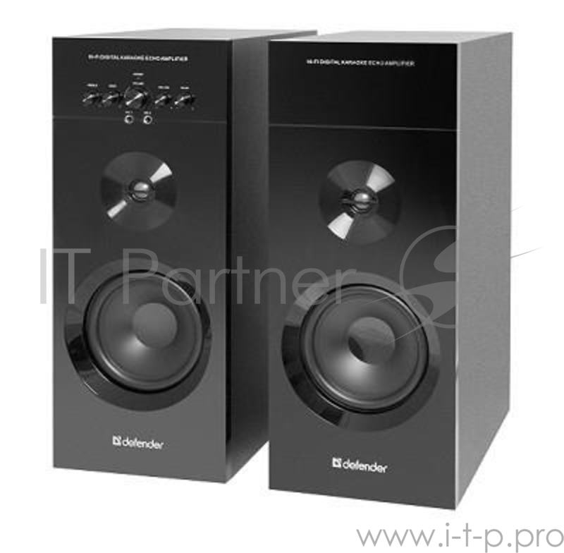Колонки Defender Mercury 55(MKII) {2.0, Актив.колонки 2x30 W (RMS), 50-20000 Hz, караоке, дерев. корпус} 65725