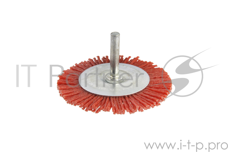 Кордщетка Hammer Flex 207-213 75мм d6 радиальная нейлоновая, с хвостовиком