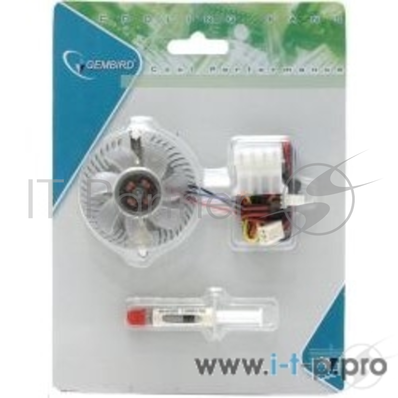 Вентилятор Gembird Вентилятор для видеокарт VC-RD, 3pin/4pin (алюм.радиатор, подсветка)