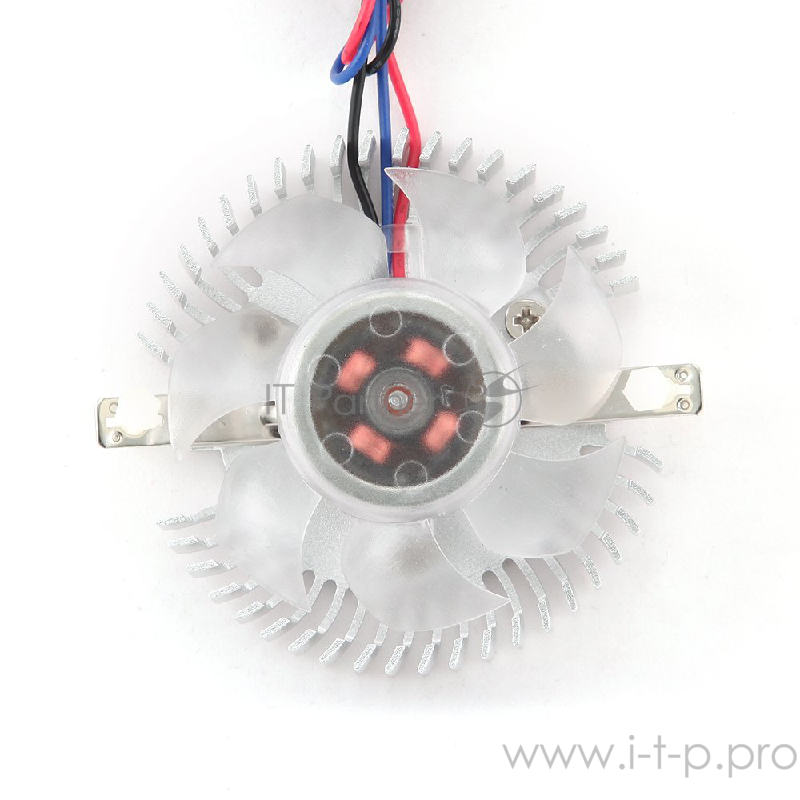 Вентилятор Gembird Вентилятор для видеокарт VC-RD, 3pin/4pin (алюм.радиатор, подсветка)