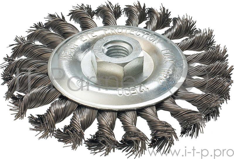 Кордщетка GRAPHITE 57H596 дисковая 115мм М14 inox