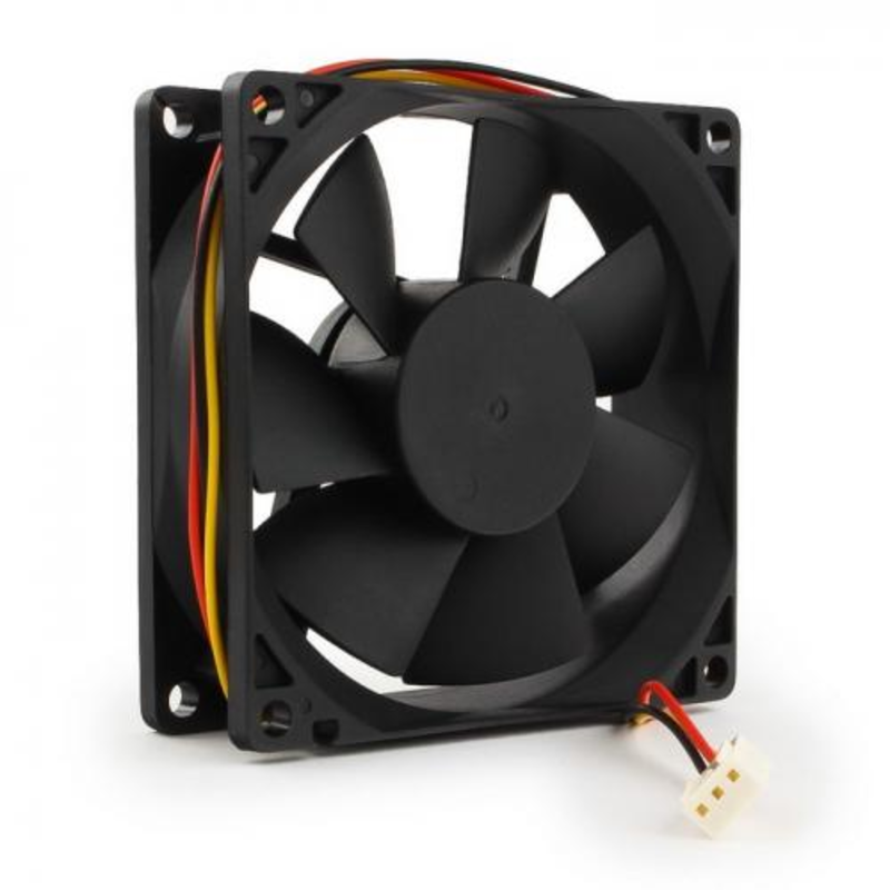 Вентилятор Gembird Вентилятор для корпуса 80x80x25mm, sleeve, узкий разъем 3pin FANCASE