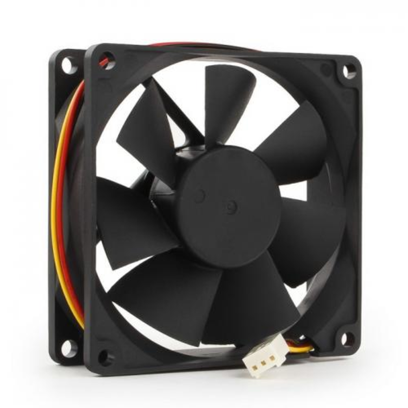 Вентилятор Gembird Вентилятор для корпуса 80x80x25mm, ball, узкий разъем 3 pin FANCASE/BALL