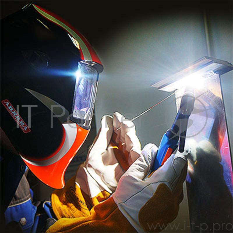 Маска сварочная Хамелеон AURORA SUN7 черно-красная