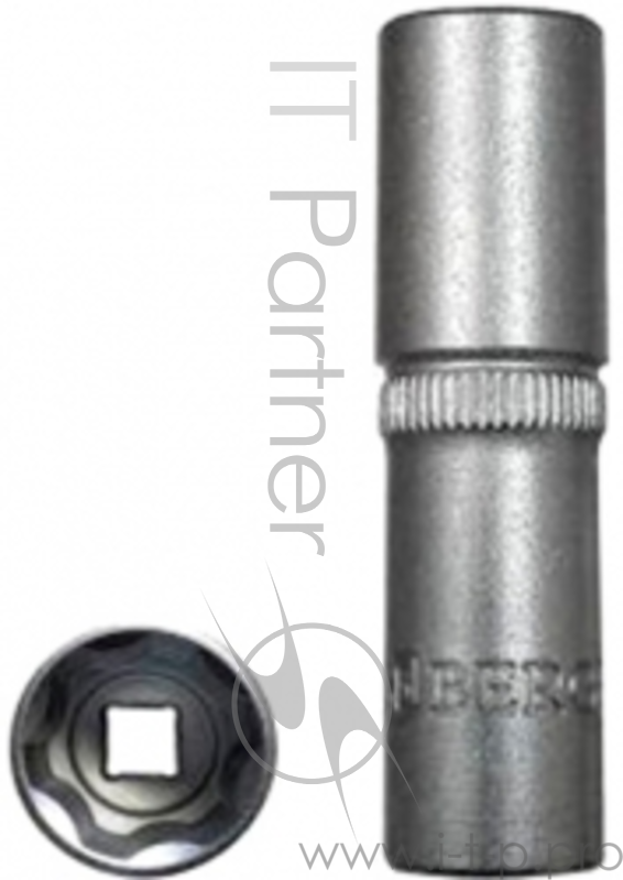 Головка BERGER BG-14SD14 торцевая удлиненная1/4'' 6-гранная superlock 14мм